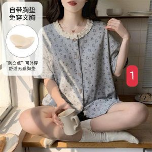 BST đồ ngủ cộc xám