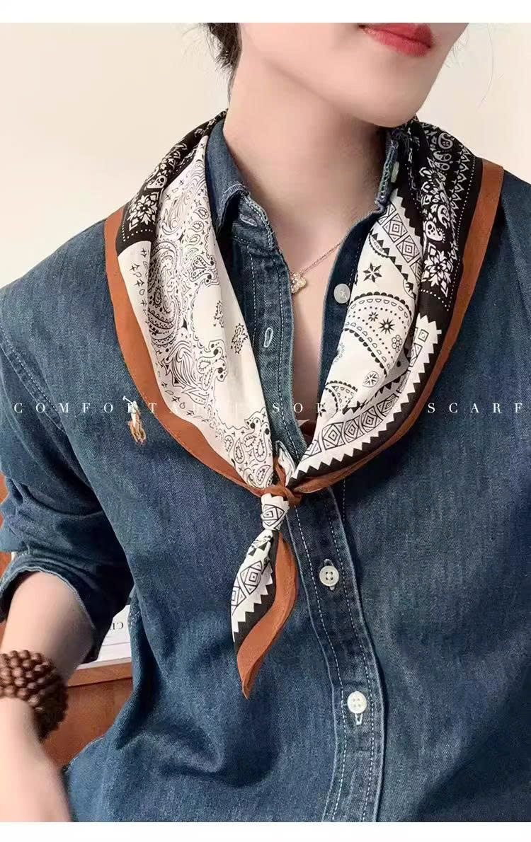 Khăn choàng 100% lụa tơ tằm