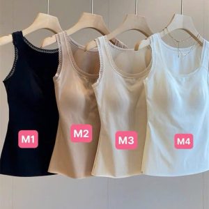 Áo ba lỗ kèm mút ngực Inblue