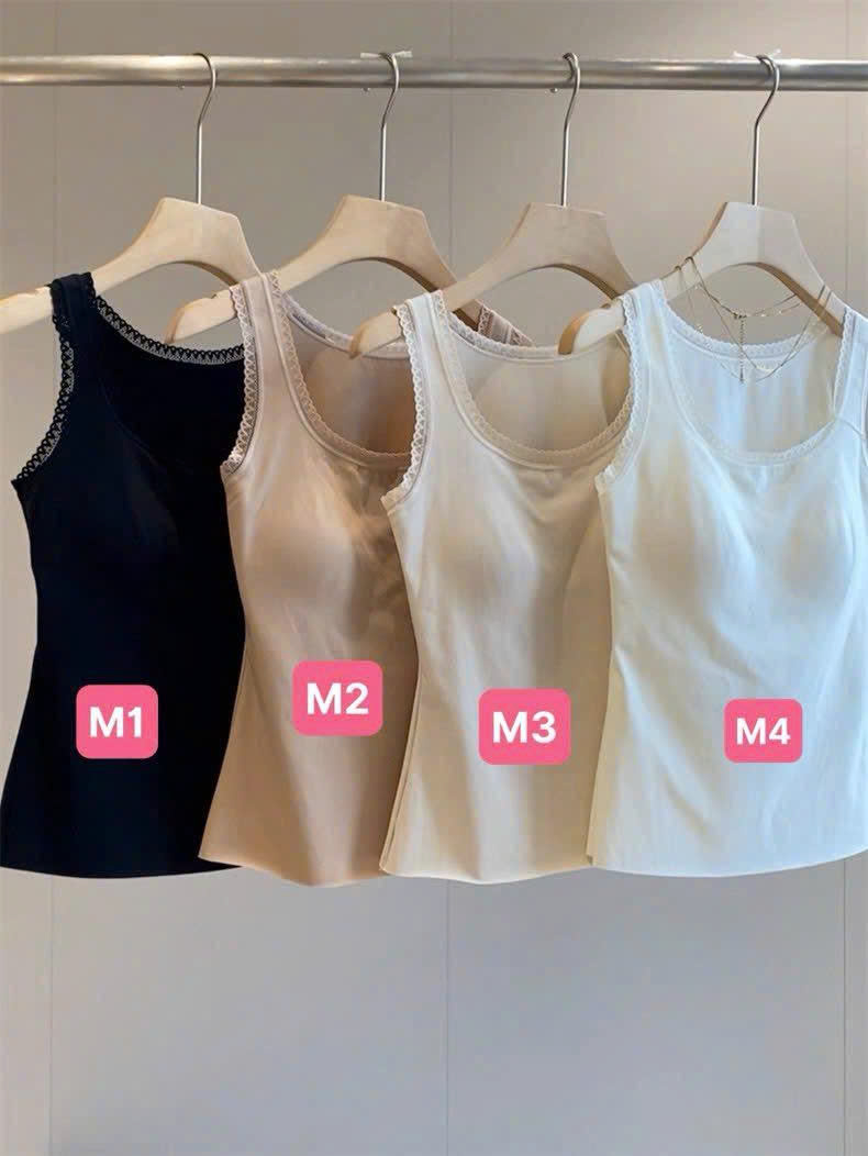 Áo ba lỗ kèm mút ngực Inblue