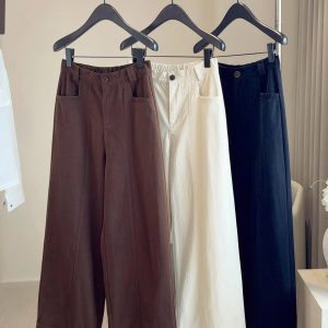 QUẦN ỐNG RỘNG LƯNG CHUN hãng ANNA