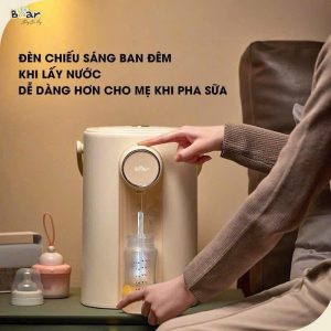 Bình thuỷ điện Bear 5L Màu Kem