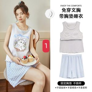 BỘ MẶC NHÀ SÁT NÁCH KÈM ĐỆM NGỰC