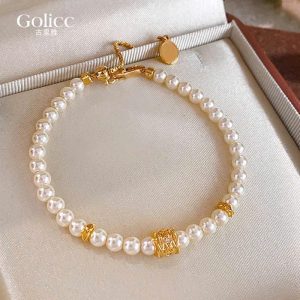 Vòng tay golicc giả ngọc trai siêu xinh