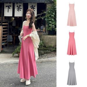 Váy 2 dây cotton nhà Mosesqueen