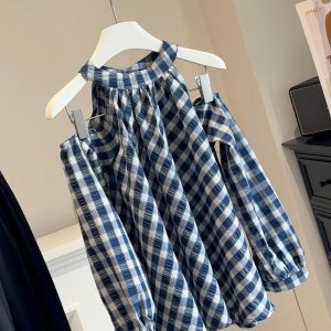 ÁO KẺ CARO CÁCH ĐIỆU ANNA