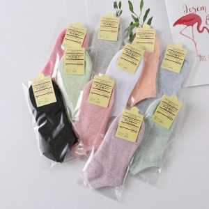 SÉT 10Đ TẤT NỮ TRƠN MÀU