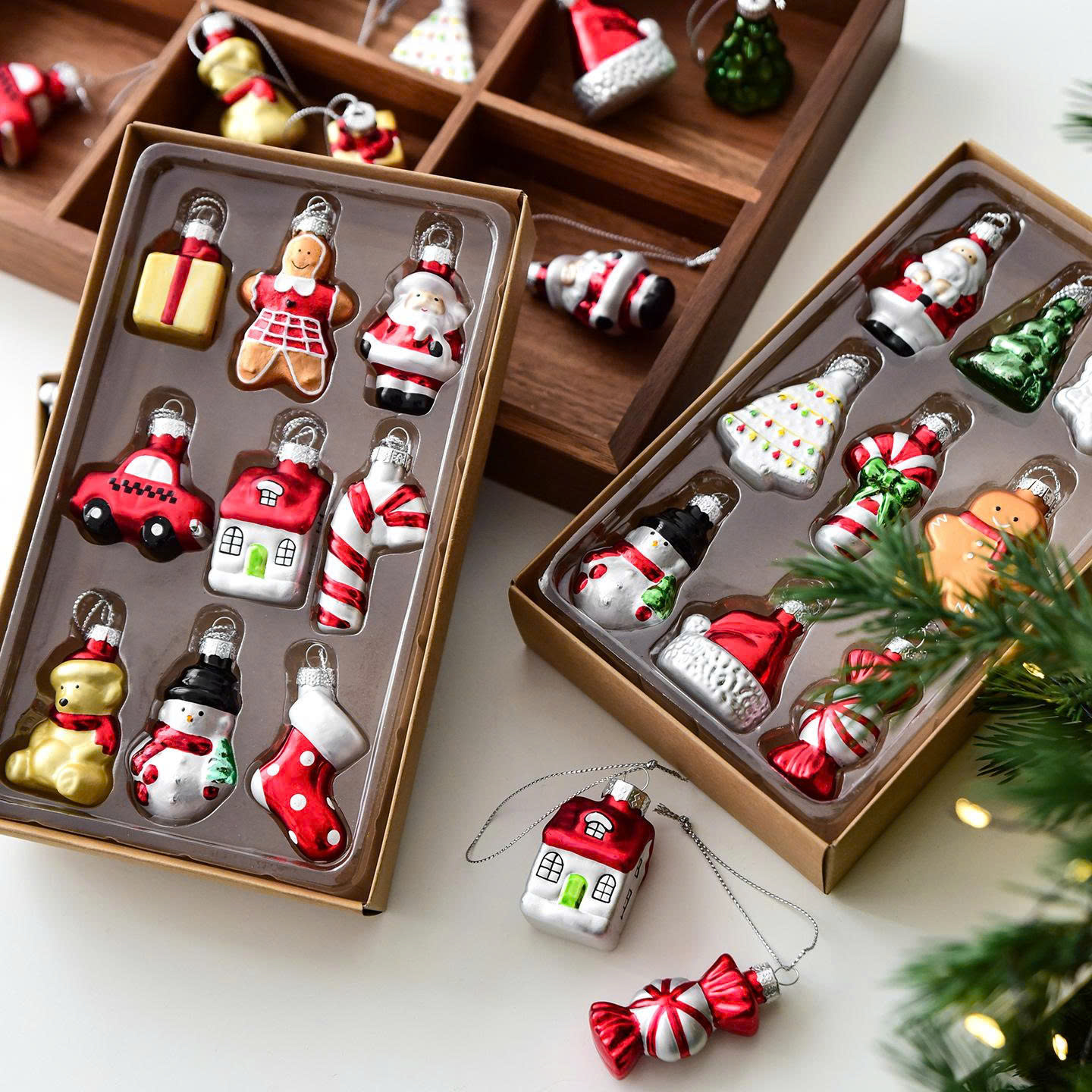 SET CHARM TREO CÂY THÔNG NOEL