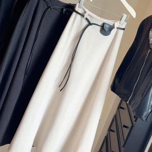 CHÂN VÁY MIDI LEN CẠP CAO ANNA