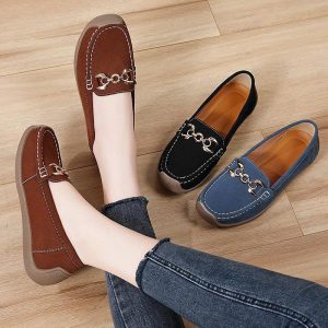 GIÀY MOCASSIN NỮ KIỂU MỚI CỠ LỚN