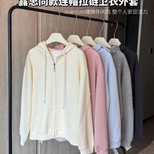 ÁO KHOÁC HOODIE NỈ BUXIAOJIU