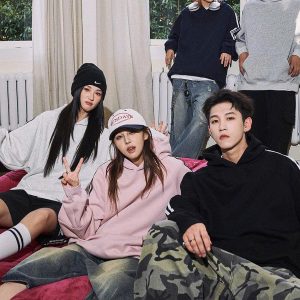 ÁO NỈ HOODIE KẺ SỌC NELLY
