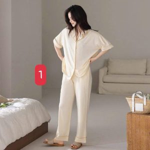 PIJAMA TAY NGẮN QUẦN DÀI MODAL SIÊU MÁT
