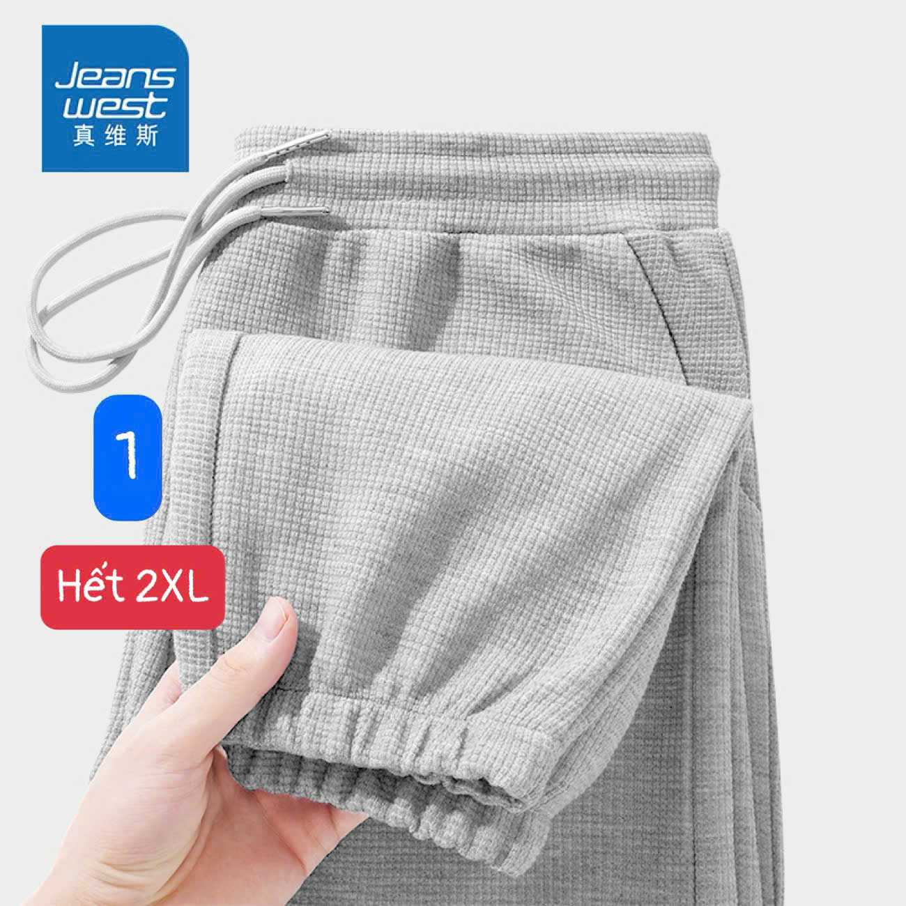 Quần nỉ tổ ong cho nam chính hãng #jeanswest