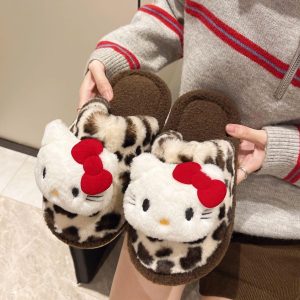 DÉP BÔNG MÈO KITTY HOẠ TIẾT