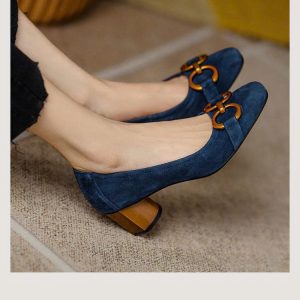 GIÀY CAO GÓT PHỐI KHÓA TRANG TRÍ
