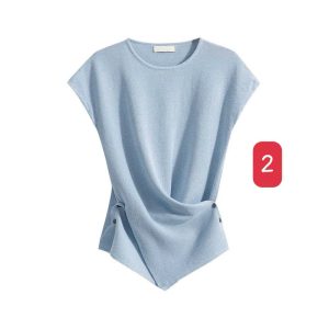 ÁO MONTOGHI DỆT KIM MỎNG SÁT NÁCH VẠT CHÉO