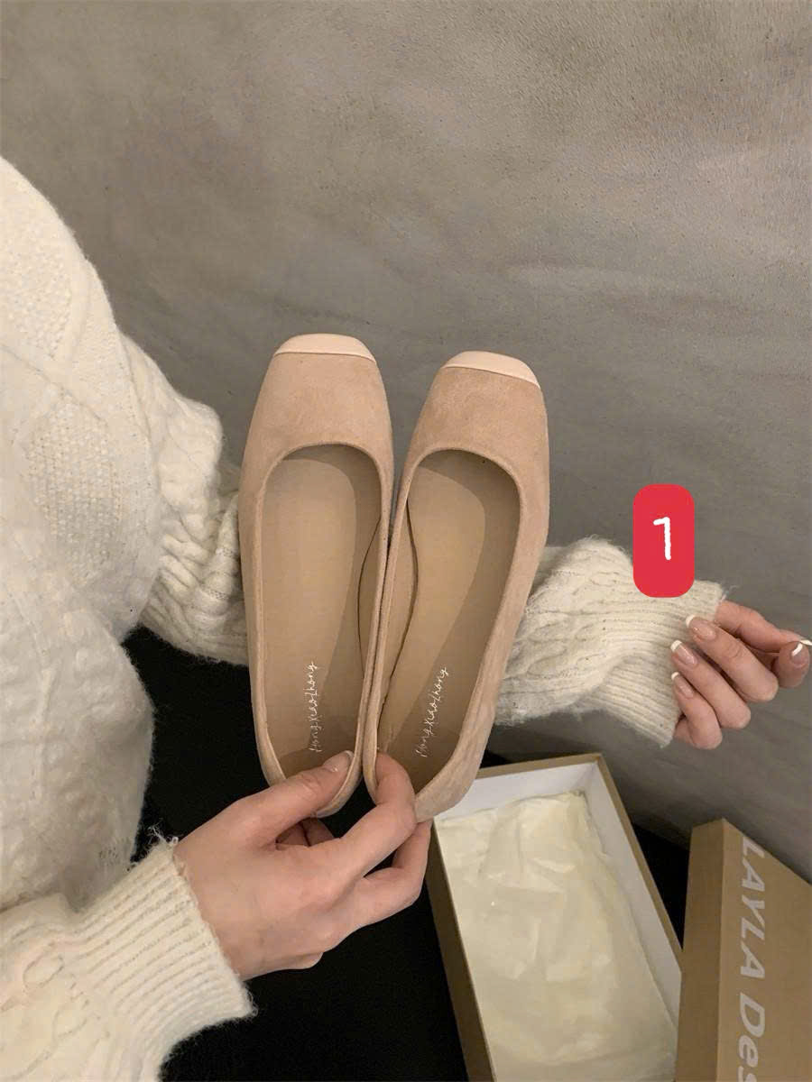 GIÀY BÚP BÊ MŨI VUÔNG BASIC THANH LỊCH