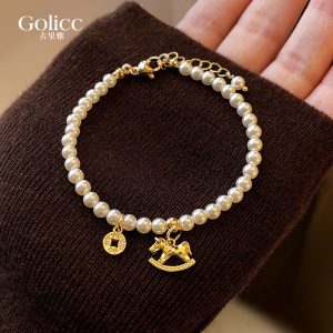 VÒNG NGỌC TRAI CHARM NGỰA GOLICC