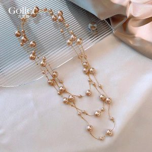 Dây đeo cổ phối ngọc trai