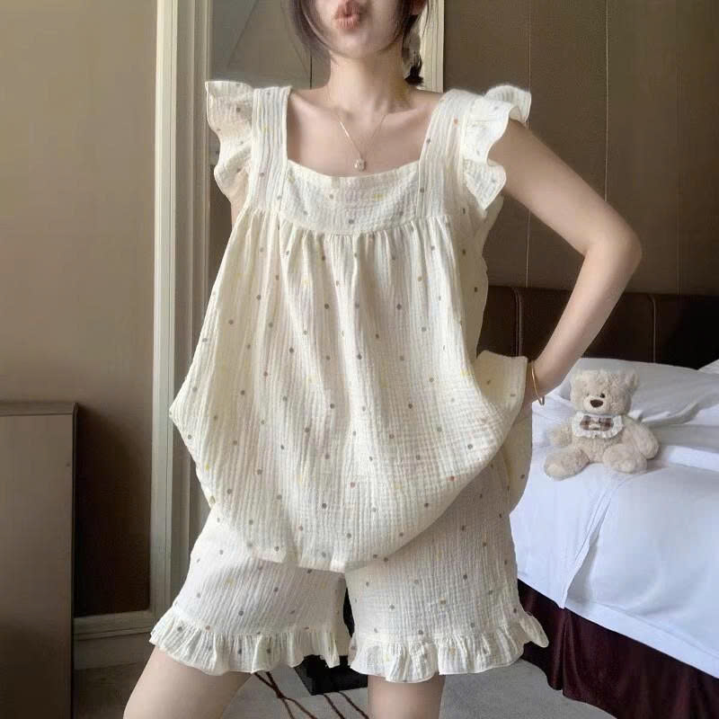 SET CHẤM BI MẶC NHÀ NỮ