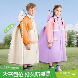 ÁO MƯA CHO BÉ CÓ CHỖ ĐEO BALO