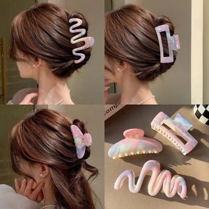 SET 3 KẸP TÓC VÂN MÂY PASTEL