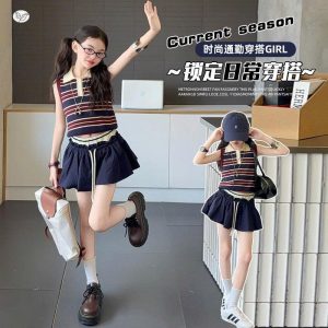 SET ÁO POLO SÁT NÁCH MIX CHÂN VÁY XÒE