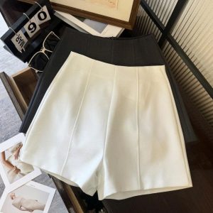 Quần short cạp cao