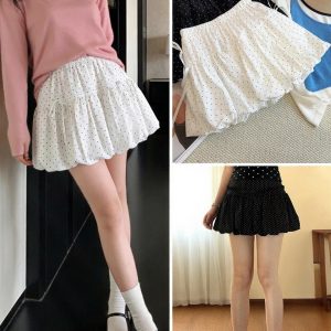 Chân váy bí chấm bi xịn xò nhà Anna
