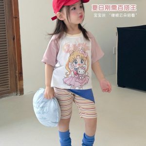 ÁO KUTE MIX LEGGING KẺ HONEY
