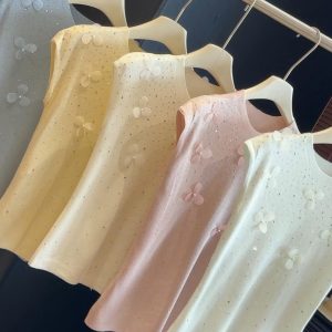 ÁO DỆT KIM HOA ĐÍNH ĐÁ KIỂU PHÁP NHÀ #ANNA