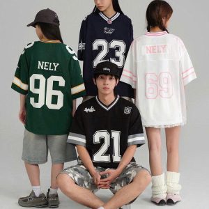 Áo thể thao #NELY in số