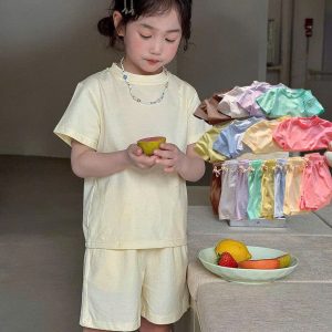 BỘ COTTON CỘC TRƠN MÀU