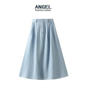CHÂN VÁY DENIM NỮ NHÀ ANGEL