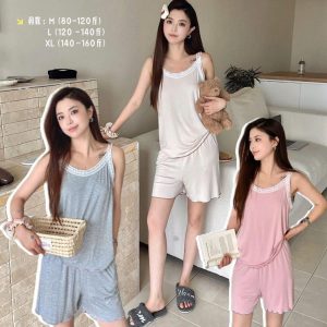 BỘ THUN NGỦ 2 DÂY NỮ NHÀ JIEAINA