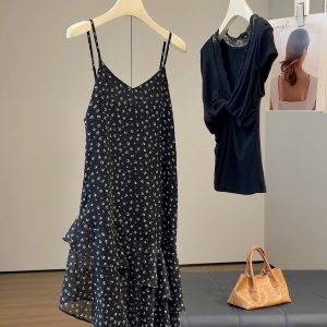 VÁY 2 DÂY HỌA TIẾT ANNA