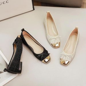 GIÀY BỆT TWEED SANG CHẢNH