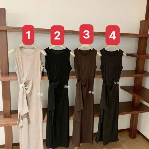 VÁY WGWE DÁNG DÀI THẮT EO