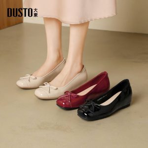 GIÀY NƠ MŨI VUÔNG DUSTO CHO NỮ