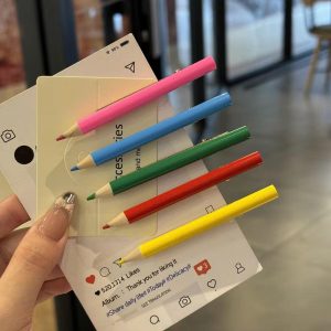 Set kẹp tóc bút màu