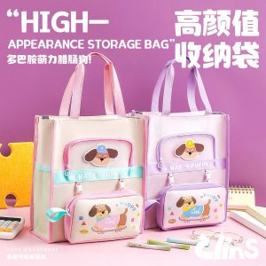 Túi đựng sách vở kèm hộp bút siêu tiện