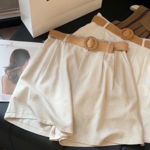 SHORT ĐŨI KÈM BELT NÂU ANNA