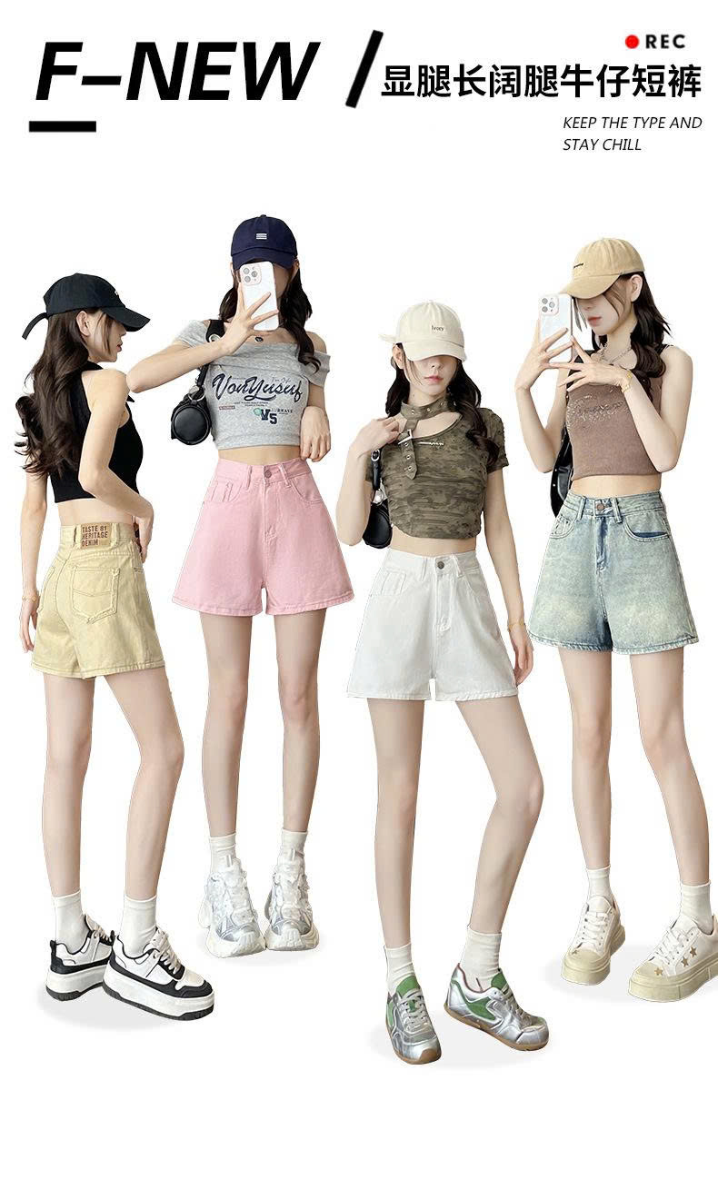 SHORT JEANS TÚI RÁCH CẠP CAO