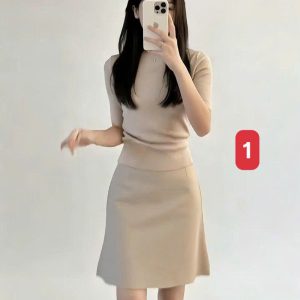 CHÂN VÁY LỤA DÁNG NGẮN NEW