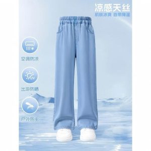 QUẦN JEANS TENCEL MỀM MÁT CHO BÉ GÁI HÃNG NỘI ĐỊA