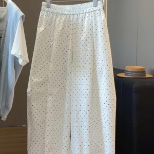 QUẦN ỐNG RỘNG CHẤM BI CHO NỮ ANNA