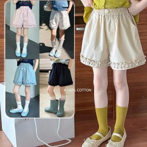 Quần short cuộn viền Ambb cho bé