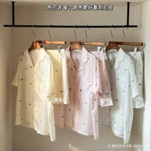 PIJAMA CỘC TAY CHO NỮ