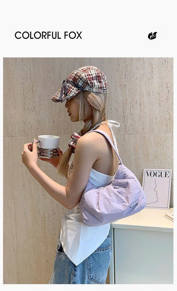 Túi đeo vai vải Colorful Fox